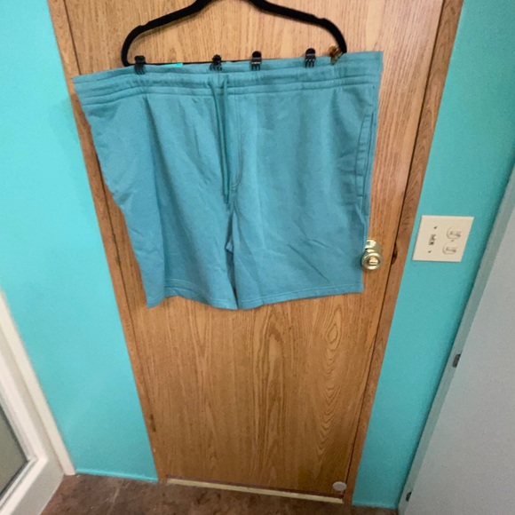 Green Mens Goodfellow and Company Shorts 2X Green Fleece Pockets - Picture 3 of 4